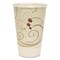 Dart Symphony Treated-Paper Cold Cups, 12 oz, White/Beige/Red, PK2000 R12N-J8000 - alternate 1